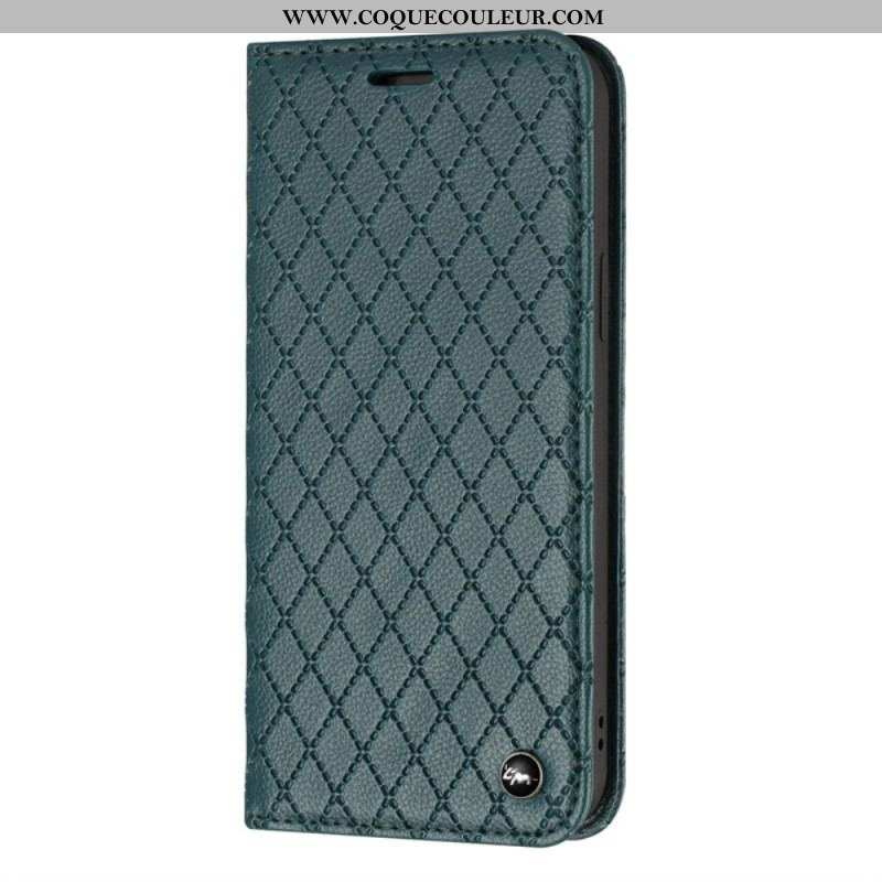 Flip Cover Samsung Galaxy S23 Ultra 5G Losanges RFID