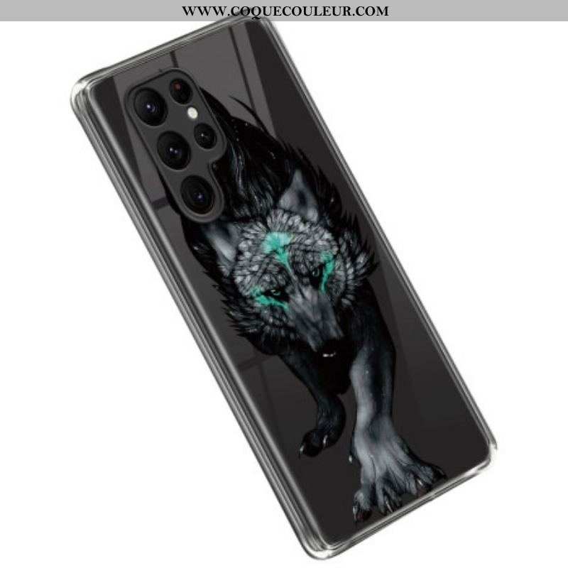 Coque Samsung Galaxy S23 Ultra 5G Loup Fier