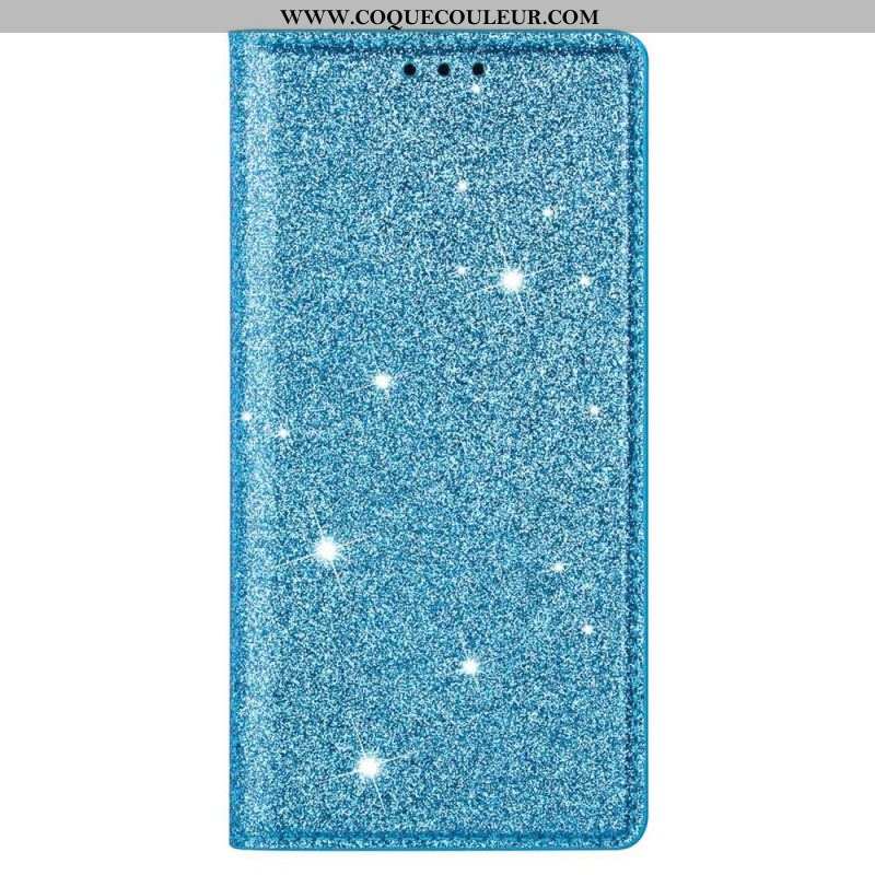 Flip Cover Samsung Galaxy S23 Ultra 5G Style Paillettes