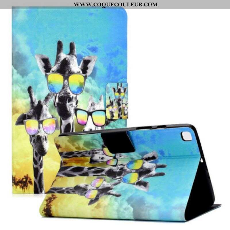 Housse Samsung Galaxy Tab A7 Lite Funky Girafes