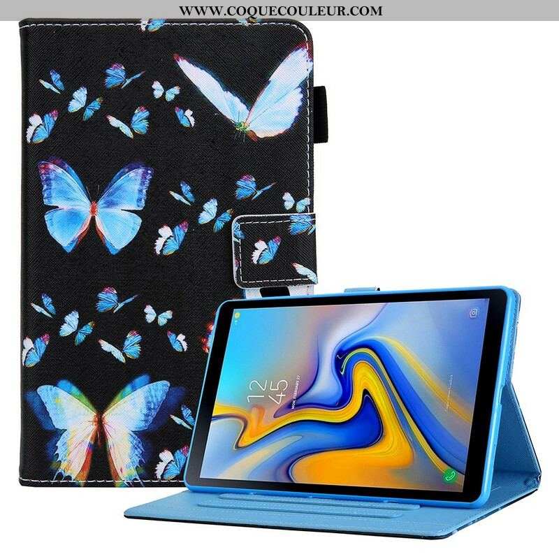 Housse Samsung Galaxy Tab A7 Lite Multiples Papillons