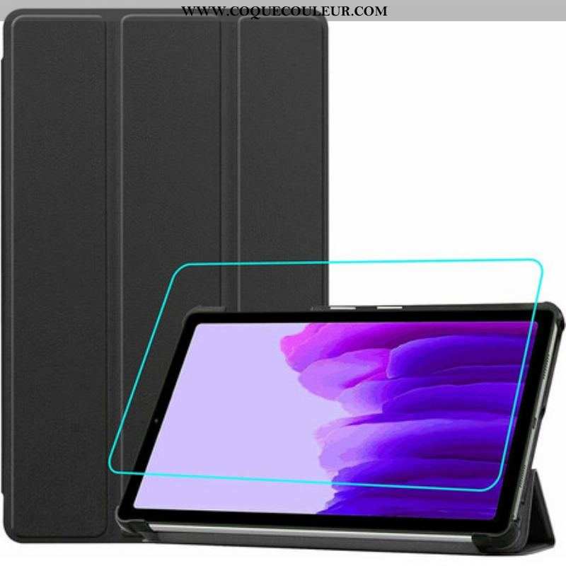 Smart Case Samsung Galaxy Tab A7 Lite Simili Cuir et Protecteur Écran