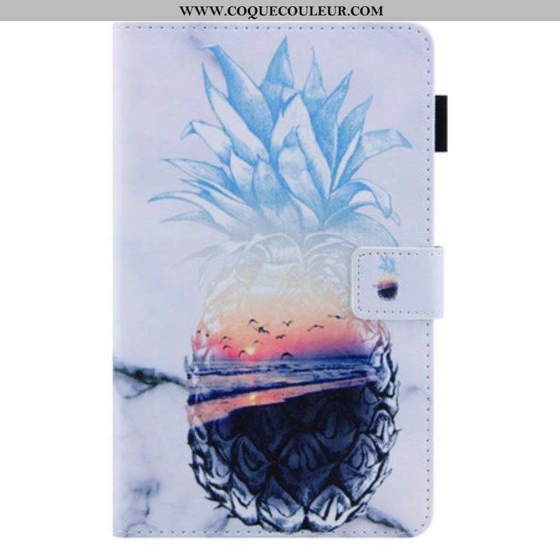 Housse Samsung Galaxy Tab A7 Lite Motif Ananas