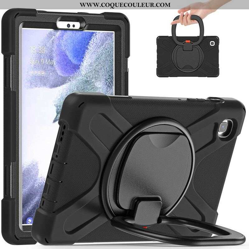 Coque Samsung Galaxy Tab A7 Lite Ultra Résistante Anneau-Support Rotatif