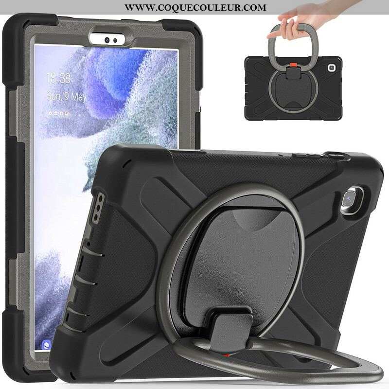 Coque Samsung Galaxy Tab A7 Lite Ultra Résistante Anneau-Support Rotatif