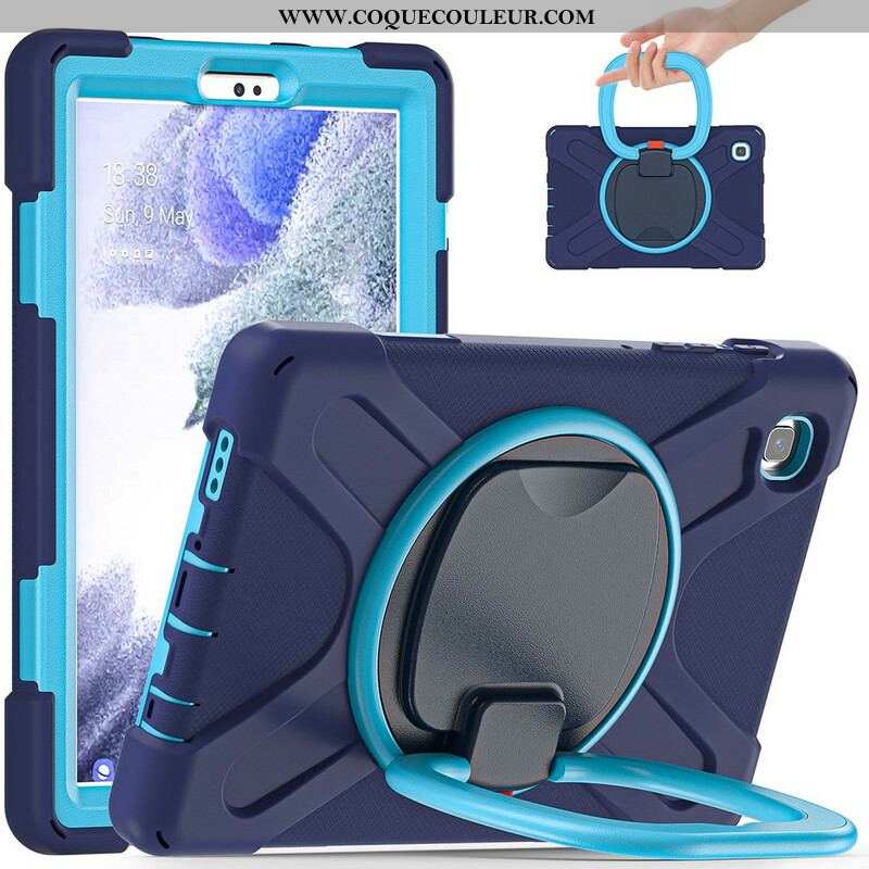 Coque Samsung Galaxy Tab A7 Lite Ultra Résistante Anneau-Support Rotatif