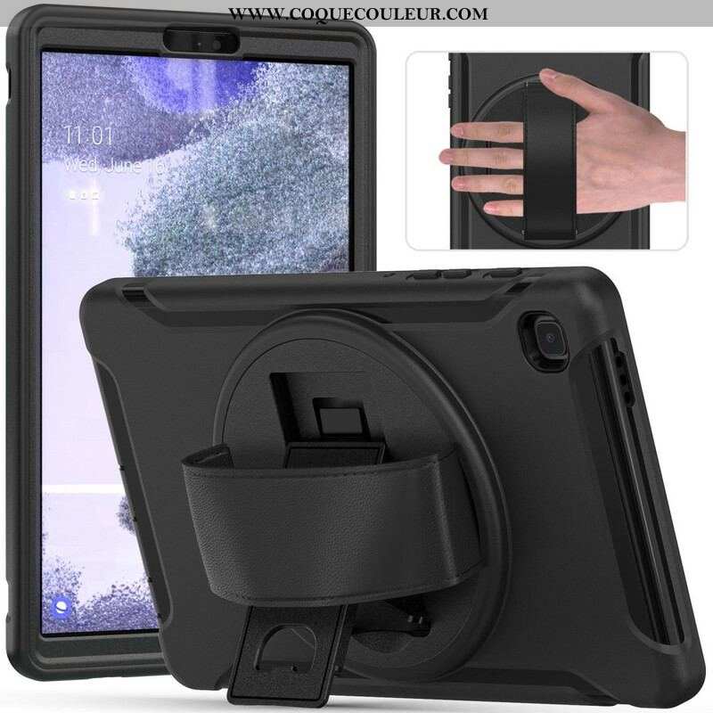 Coque Samsung Galaxy Tab A7 Lite Triple Protection avec Sangle et Support