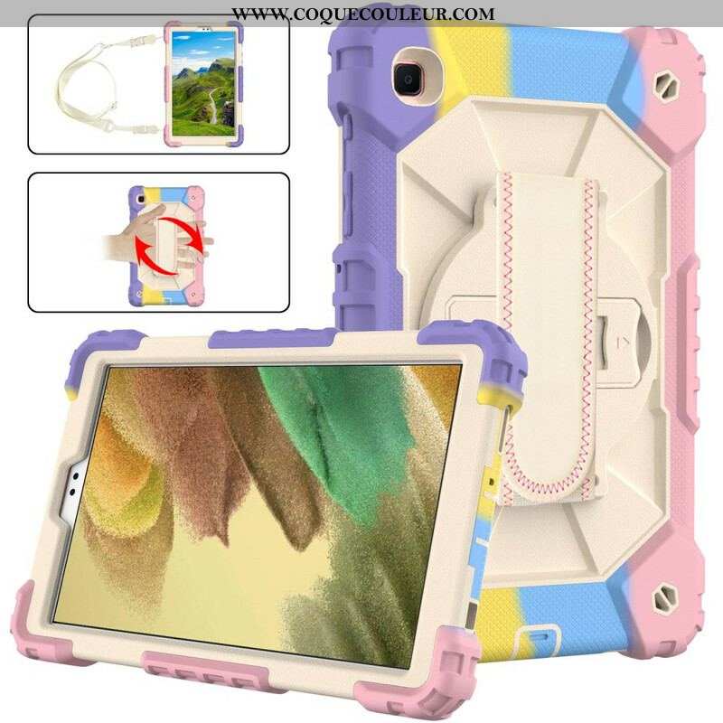 Coque Samsung Galaxy Tab A7 Lite Multi-Fonctionnelle Camouflage