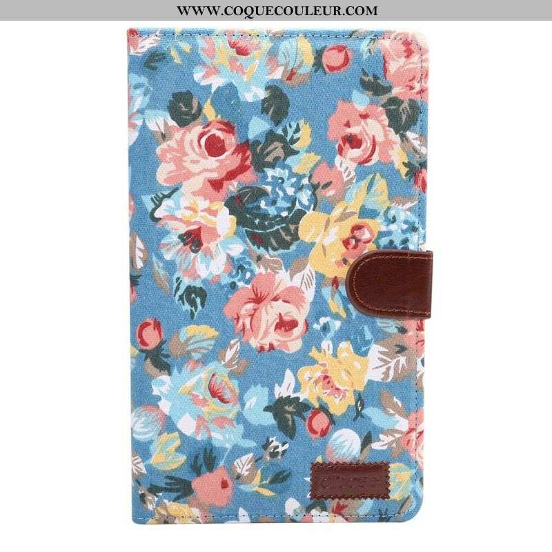 Housse Samsung Galaxy Tab A7 Lite Fleurs Liberty