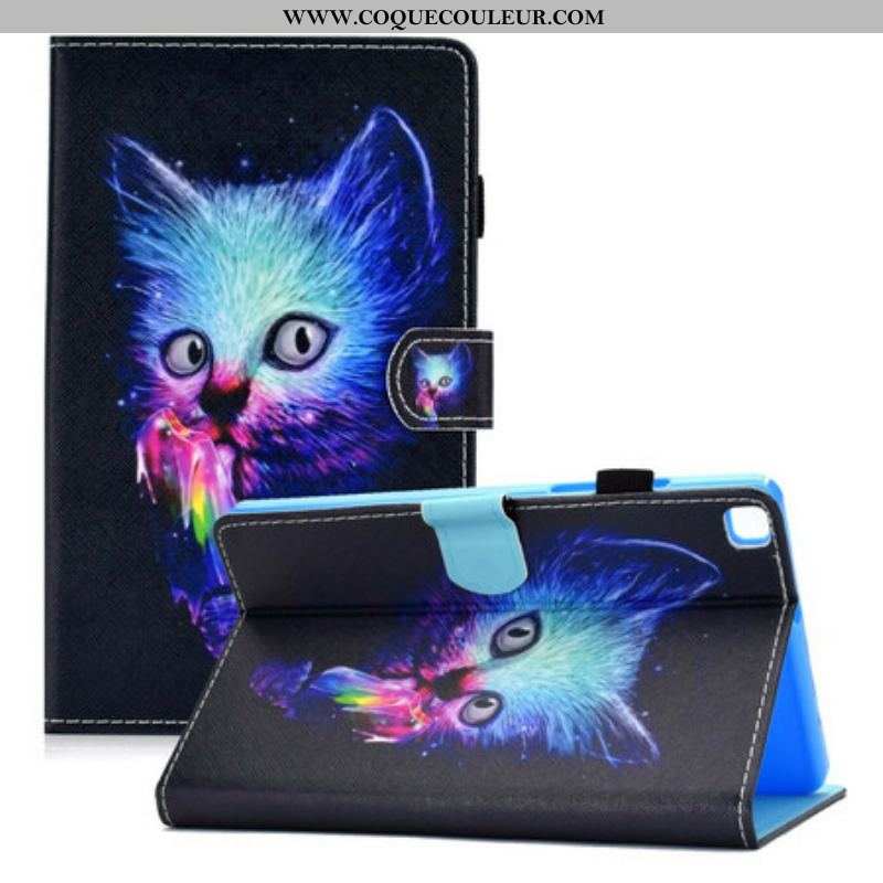 Housse Samsung Galaxy Tab A7 Lite Psycho Cat