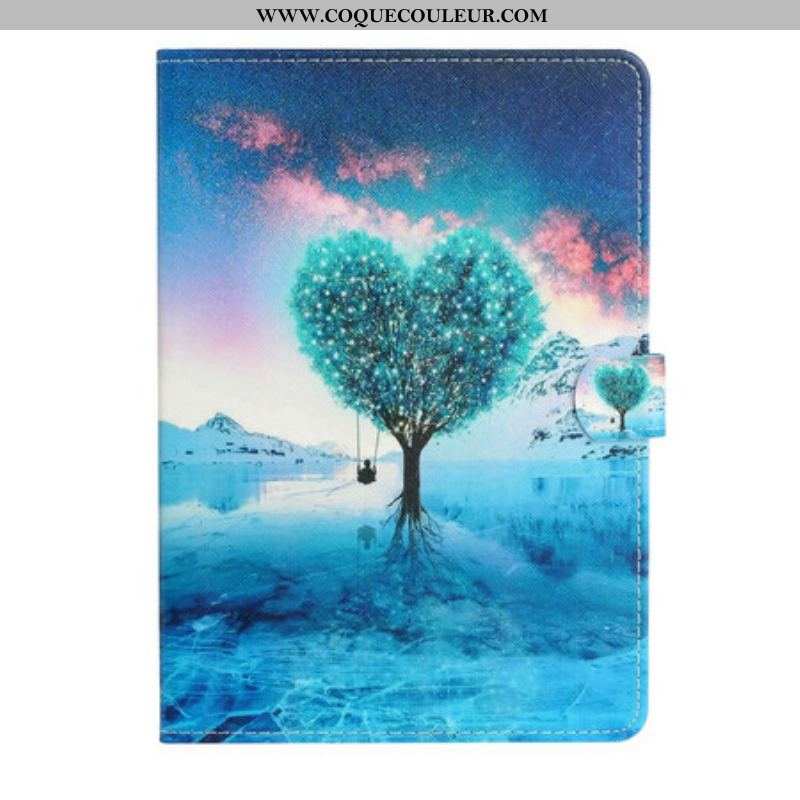 Housse Samsung Galaxy Tab A7 Lite Arbre Coeur