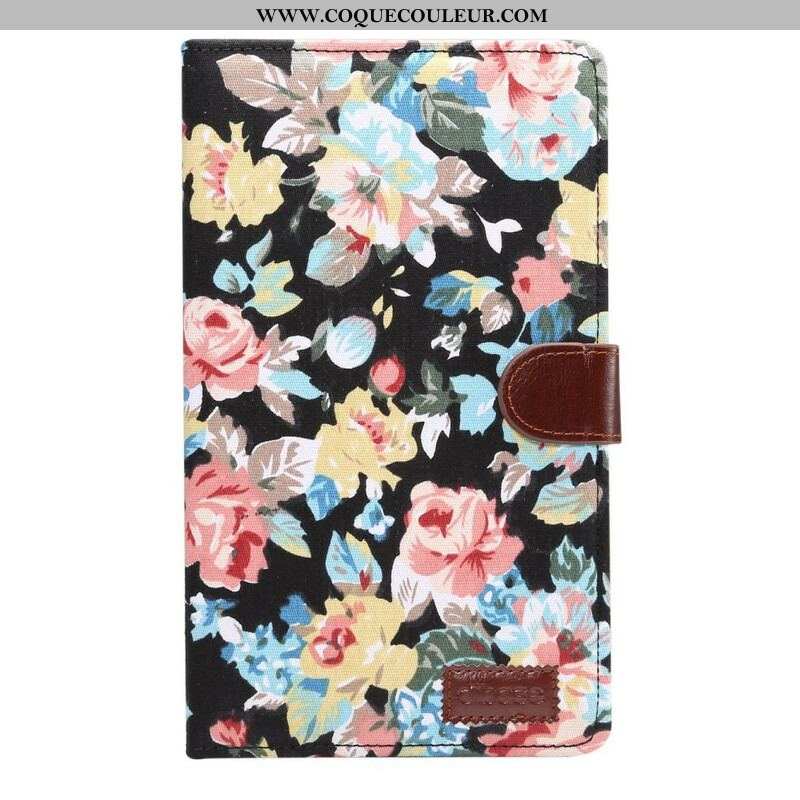 Housse Samsung Galaxy Tab A7 Lite Fleurs Liberty