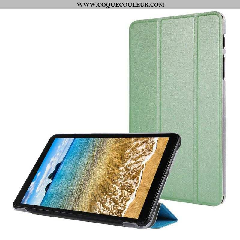 Smart Case Samsung Galaxy Tab A7 Lite Simili Cuir Texture Soie