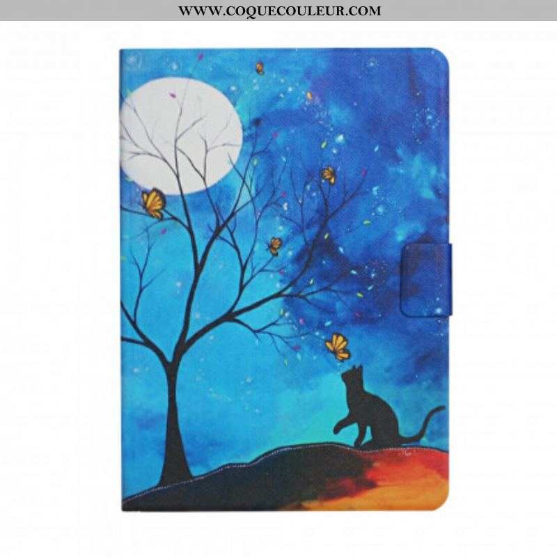 Housse Samsung Galaxy Tab A7 (2020) Arbre à la Lune et au Soleil