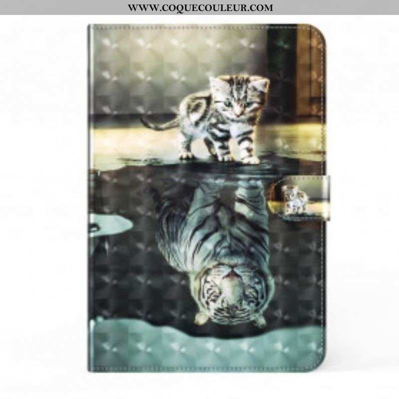 Housse Samsung Galaxy Tab A7 (2020) Light Spot Rêve de Chat