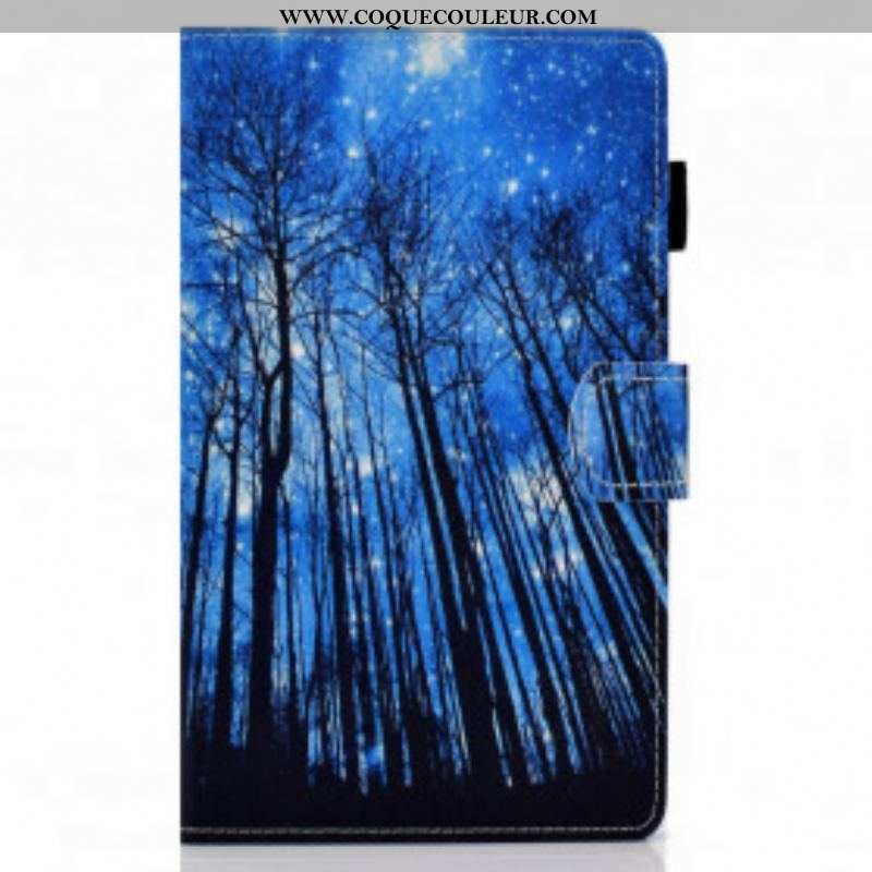 Housse Samsung Galaxy Tab A7 (2020) Forêt de Nuit