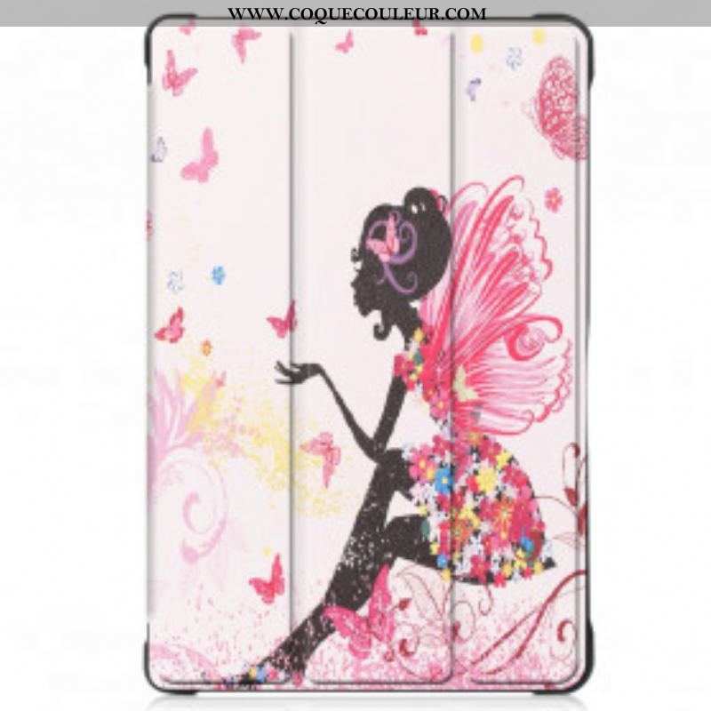 Smart Case Samsung Galaxy Tab A7 (2020) Renforcée Fée Florale