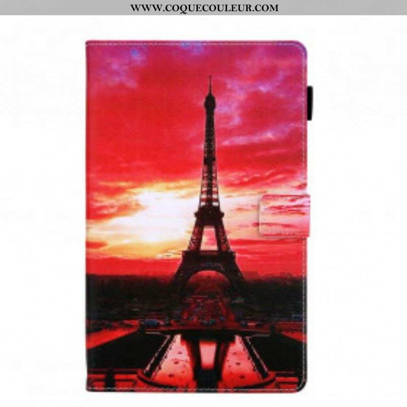 Housse Samsung Galaxy Tab A7 (2020) Sunset Tour Eiffel