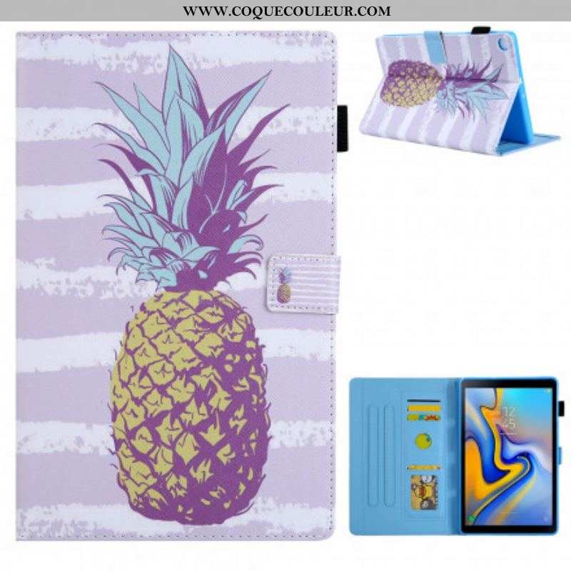 Housse Samsung Galaxy Tab A7 (2020) Design Ananas