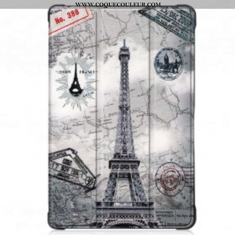 Smart Case Samsung Galaxy Tab A7 (2020) Renforcée Tour Eiffel