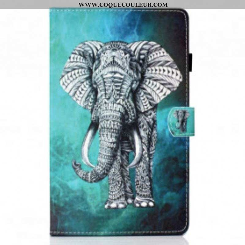 Housse Samsung Galaxy Tab A7 (2020) Éléphant Tribal