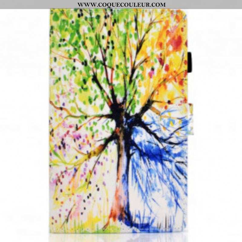 Housse Samsung Galaxy Tab A7 (2020) Arbre Aquarelle