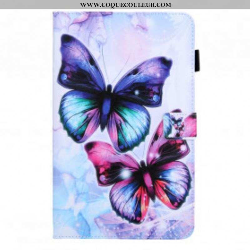 Housse Samsung Galaxy Tab A7 (2020)) Papillons Enchantés