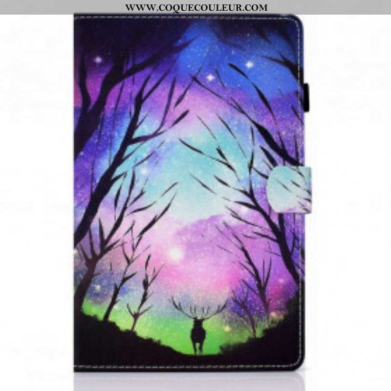 Housse Samsung Galaxy Tab A7 (2020) Cerf Royal