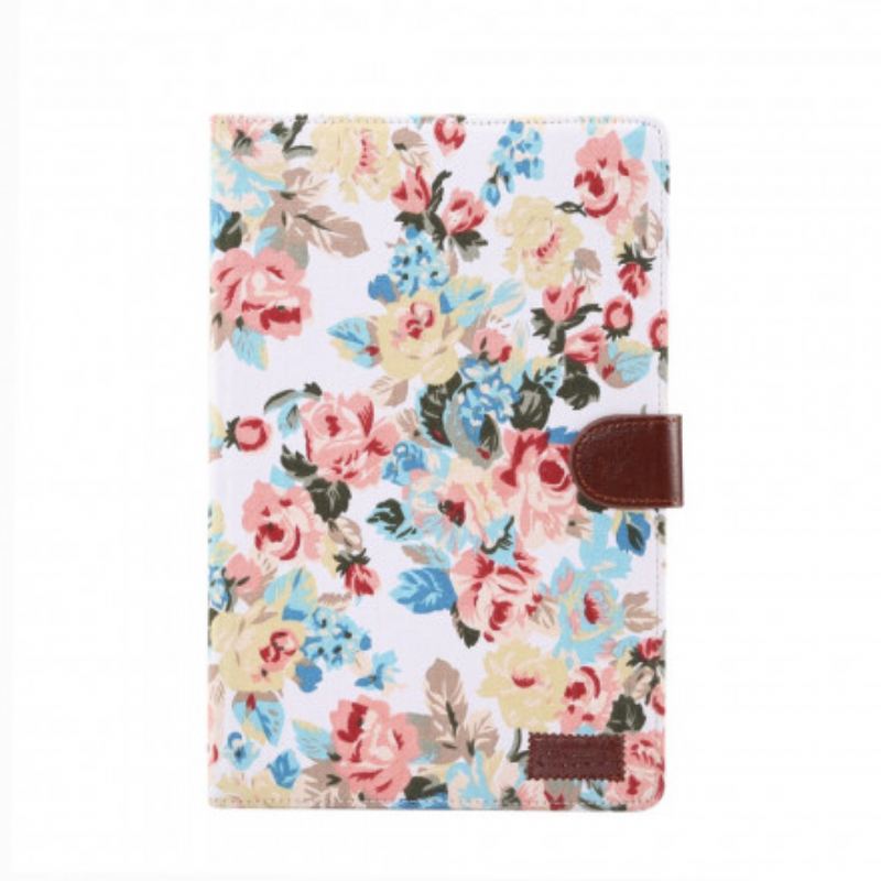 Housse Samsung Galaxy Tab A7 (2020) Fleurs Liberty