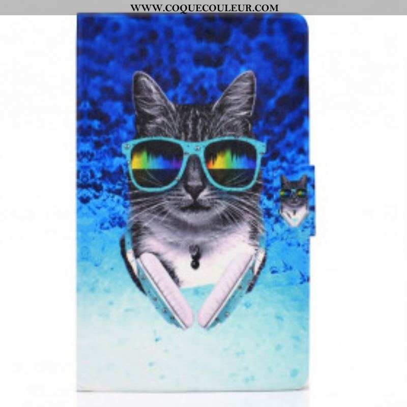 Housse Samsung Galaxy Tab A7 (2020) DJ Cat