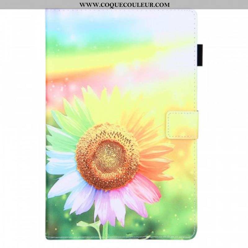 Housse Samsung Galaxy Tab A8 (2021) Fleurs au Soleil