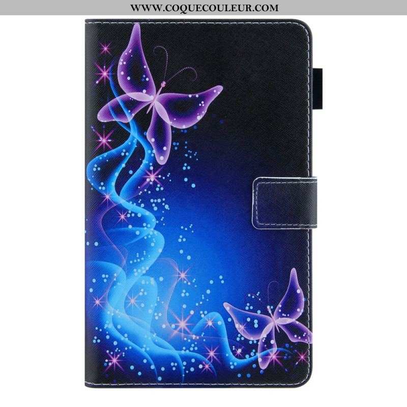 Housse Samsung Galaxy Tab A8 (2021) Papillons Colorés