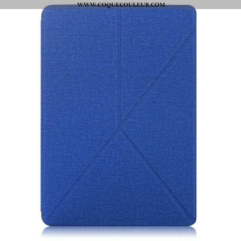 Smart Case Samsung Galaxy Tab S7 FE Texture Tissu Origami