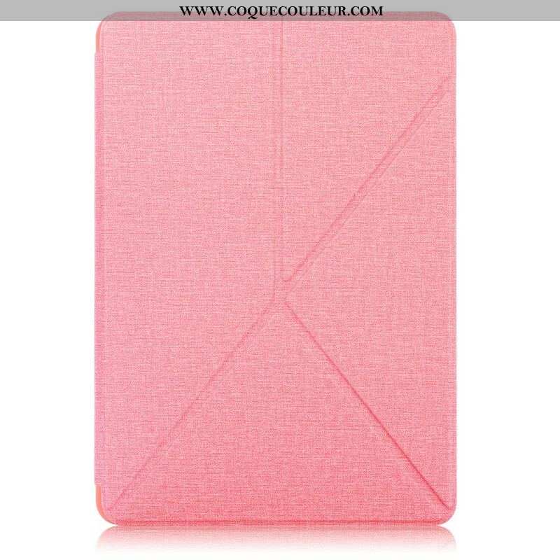 Smart Case Samsung Galaxy Tab S7 FE Texture Tissu Origami