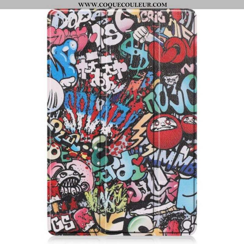 Smart Case Samsung Galaxy Tab S8 / Tab S7 Porte-Crayon Graffitis