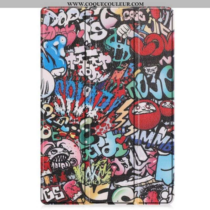 Smart Case Samsung Galaxy Tab S8 Plus / S7 Plus Renforcée graffitis