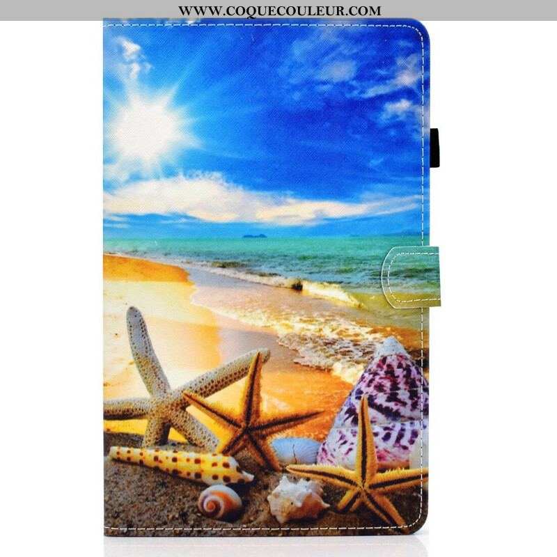 Housse Samsung Galaxy Tab S8 / Tab S7 Plage Fun