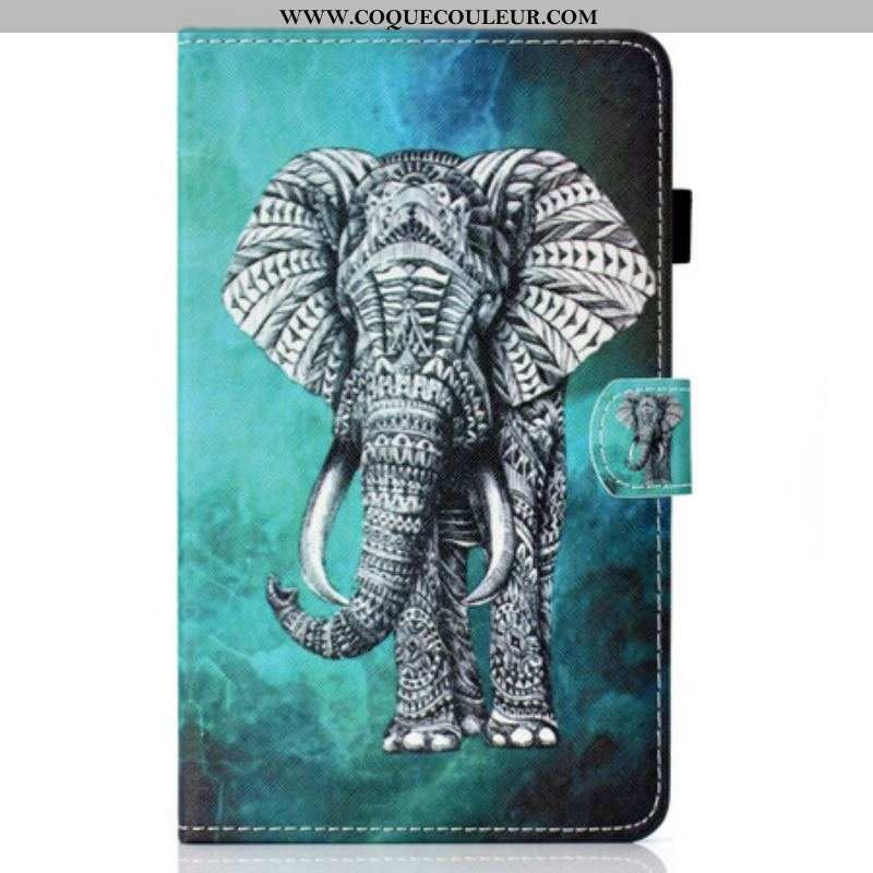 Housse Samsung Galaxy Tab S8 / Tab S7 Éléphant Tribal