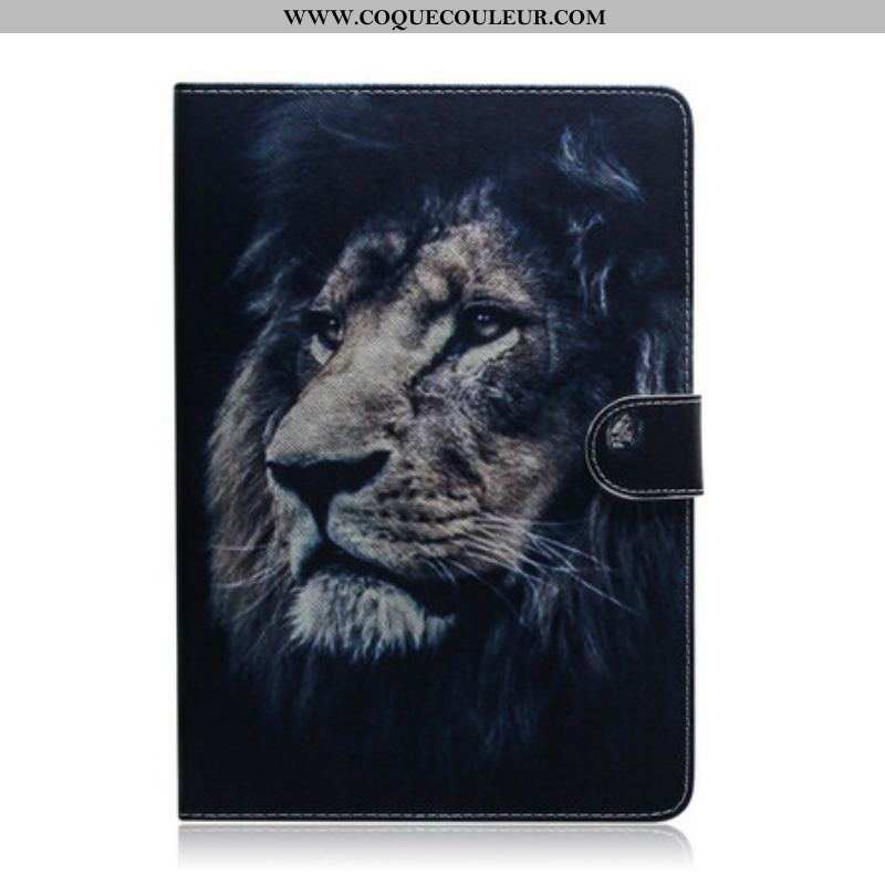 Housse Samsung Galaxy Tab S8 / Tab S7 Tête de Lion