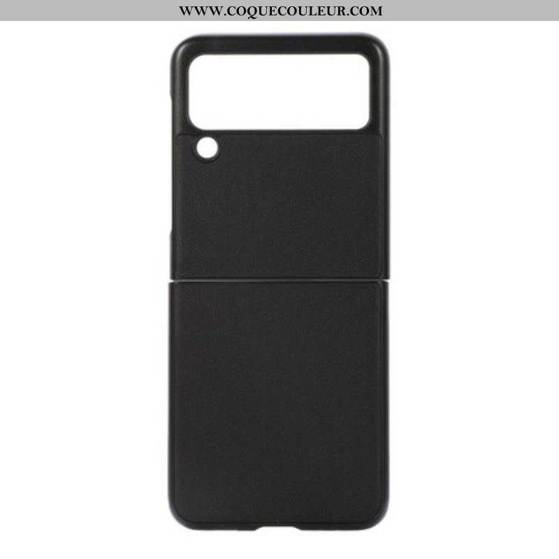 Coque Samsung Galaxy Z Flip 3 5G Véritable Cuir