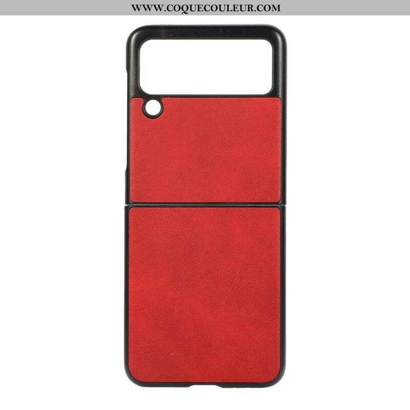 Coque Samsung Galaxy Z Flip 3 5G Simili Cuir