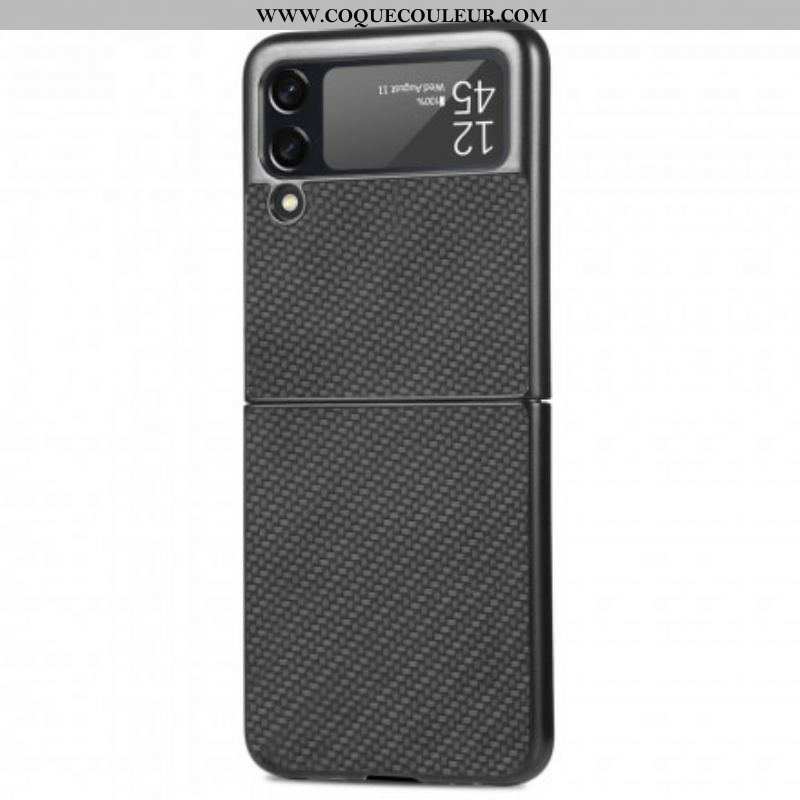 Coque Samsung Galaxy Z Flip 3 5G Fibre Carbone Texturée