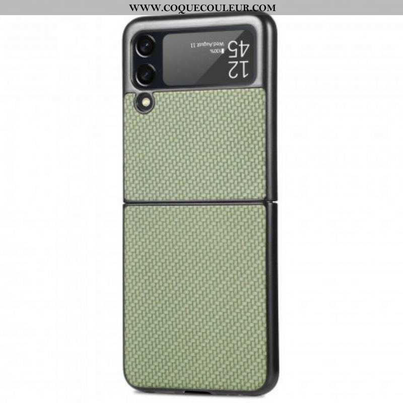 Coque Samsung Galaxy Z Flip 3 5G Fibre Carbone Texturée