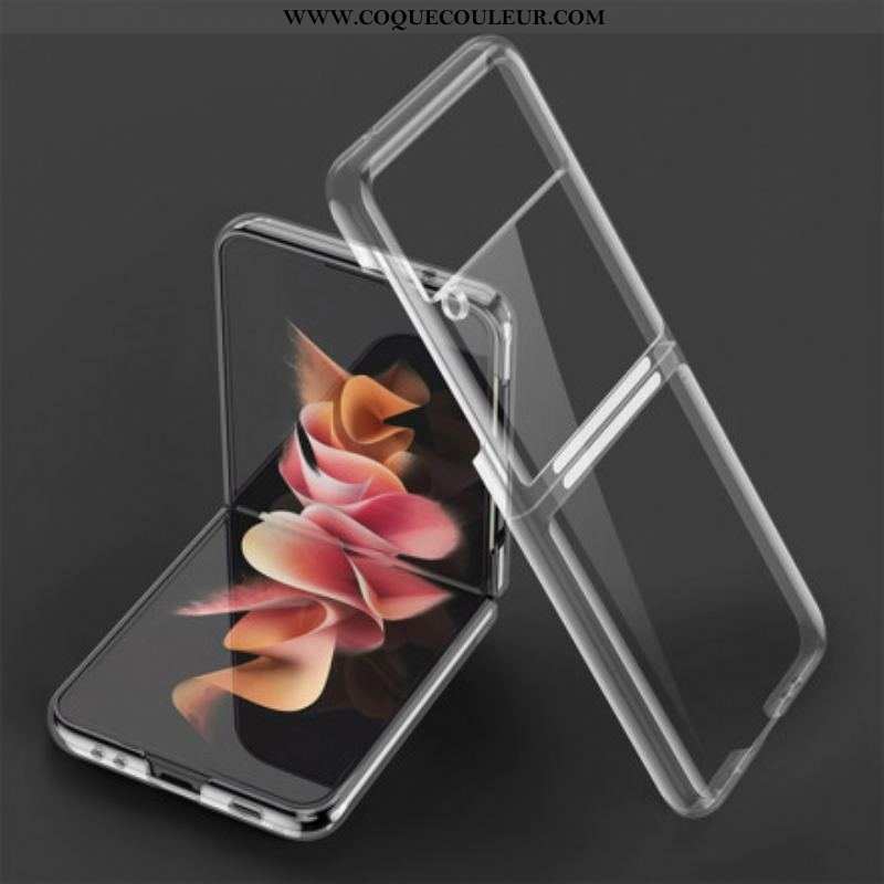 Coque Samsung Galaxy Z Flip 3 5G Rebords Style Métal