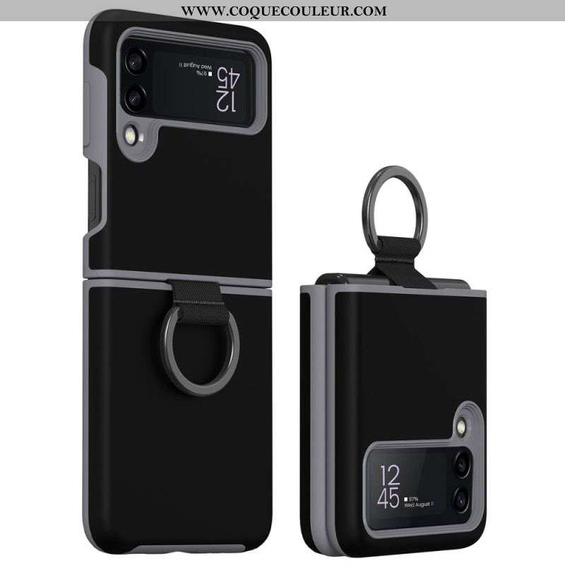 Coque Samsung Galaxy Z Flip 3 5G Anneau-Support Design GKK