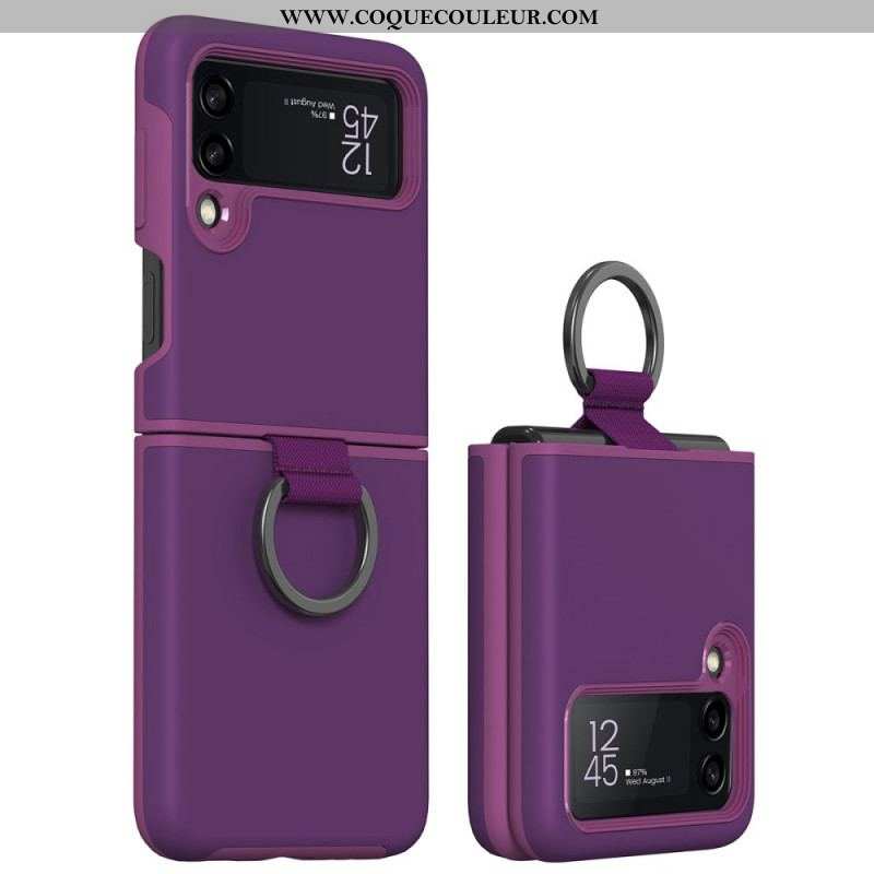 Coque Samsung Galaxy Z Flip 3 5G Anneau-Support Design GKK