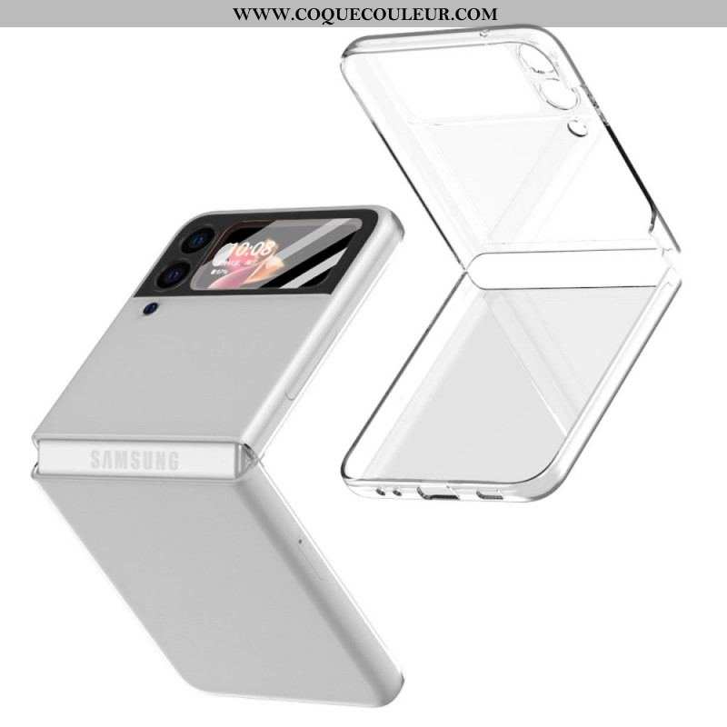 Coque Samsung Galaxy Z Flip 3 5G avec Film Écran en Verre Trempé