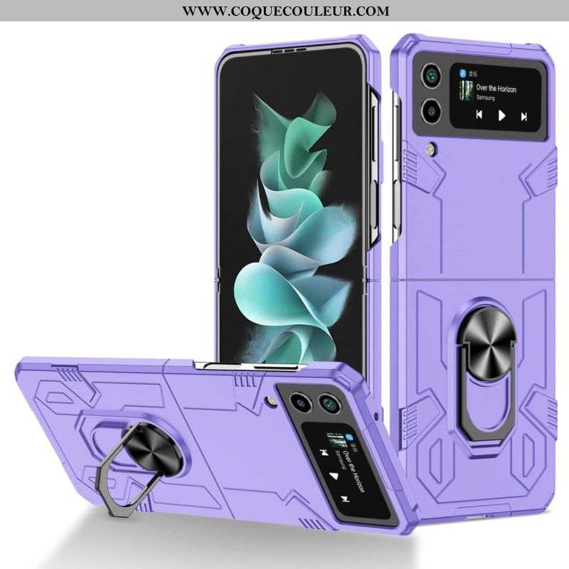 Coque Samsung Galaxy Z Flip 4 Résistante Futuriste