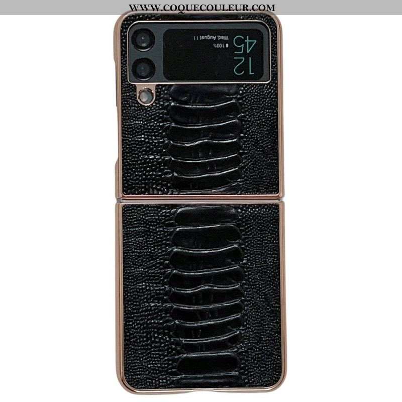 Coque Samsung Galaxy Z Flip 4 Design Crocodile