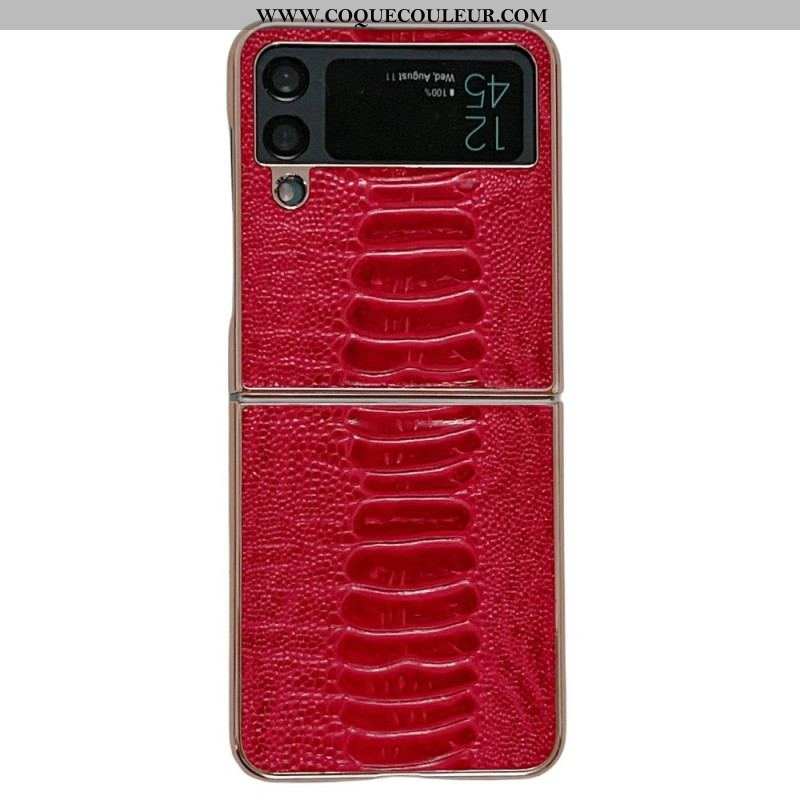 Coque Samsung Galaxy Z Flip 4 Design Crocodile